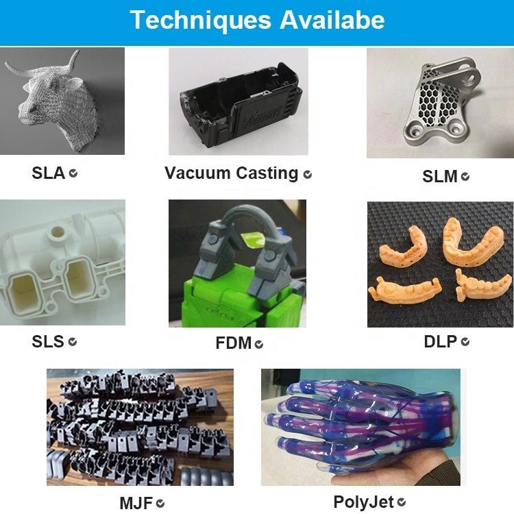 柔らかいゴム カスタムプラスチック部品 ASB POM PP PE 3Dプロトタイプのための真空鋳造